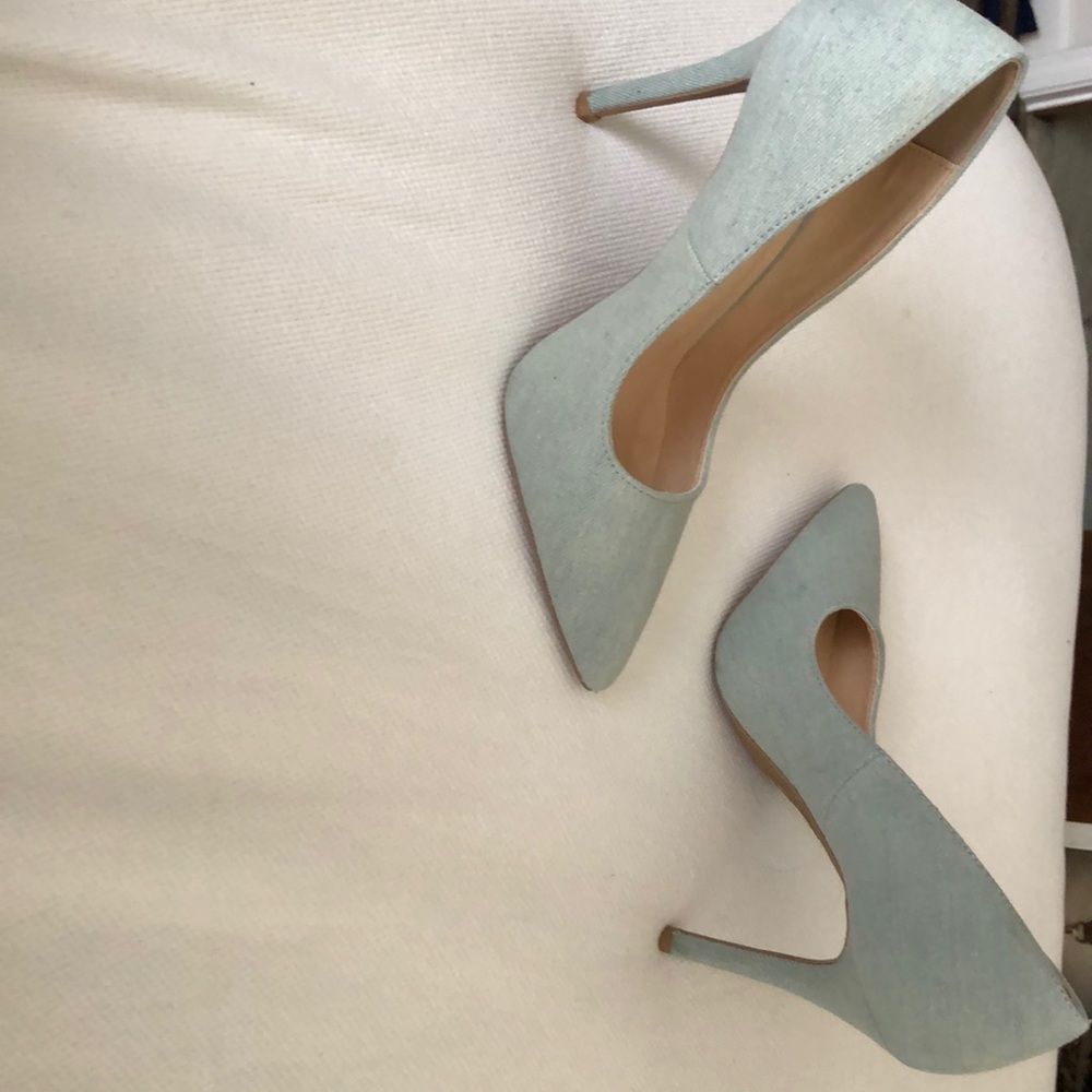 Qupid Pale Denim Blue Shoes